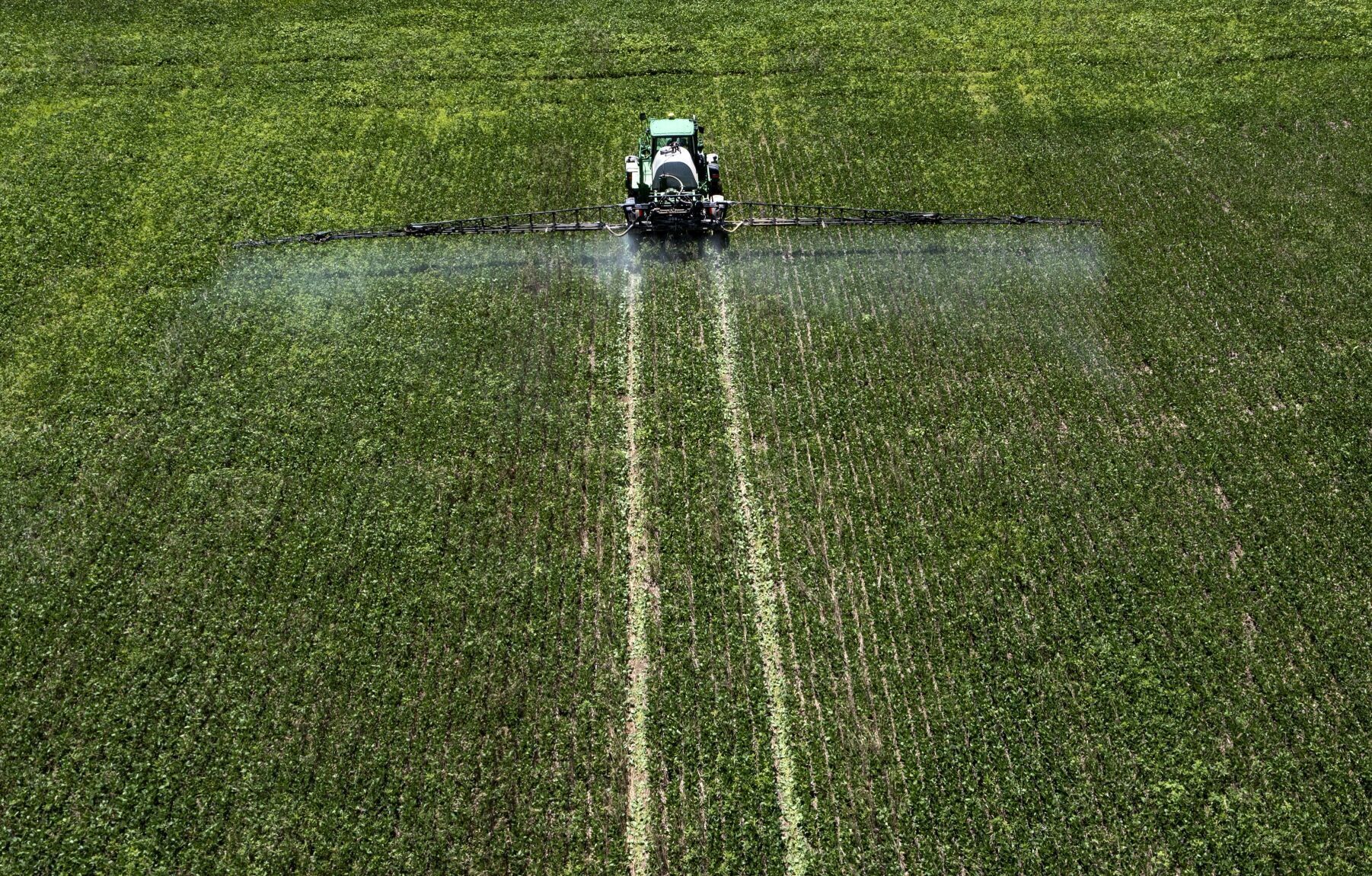 GPS guides farm tractors through fields